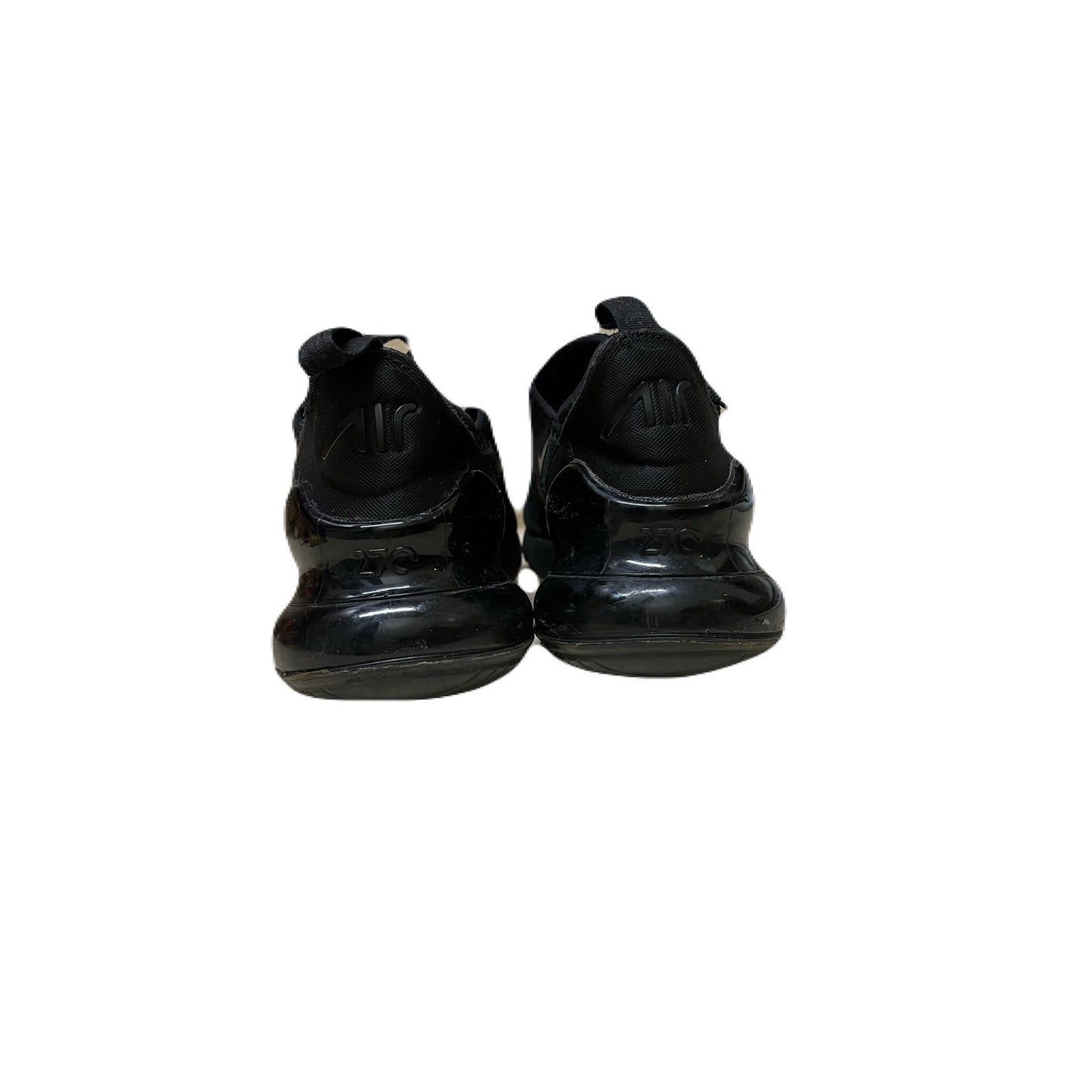 Nike Air Max 270 (GS)  Men’s Triple Black Running Shoes , Sneakers Size 8