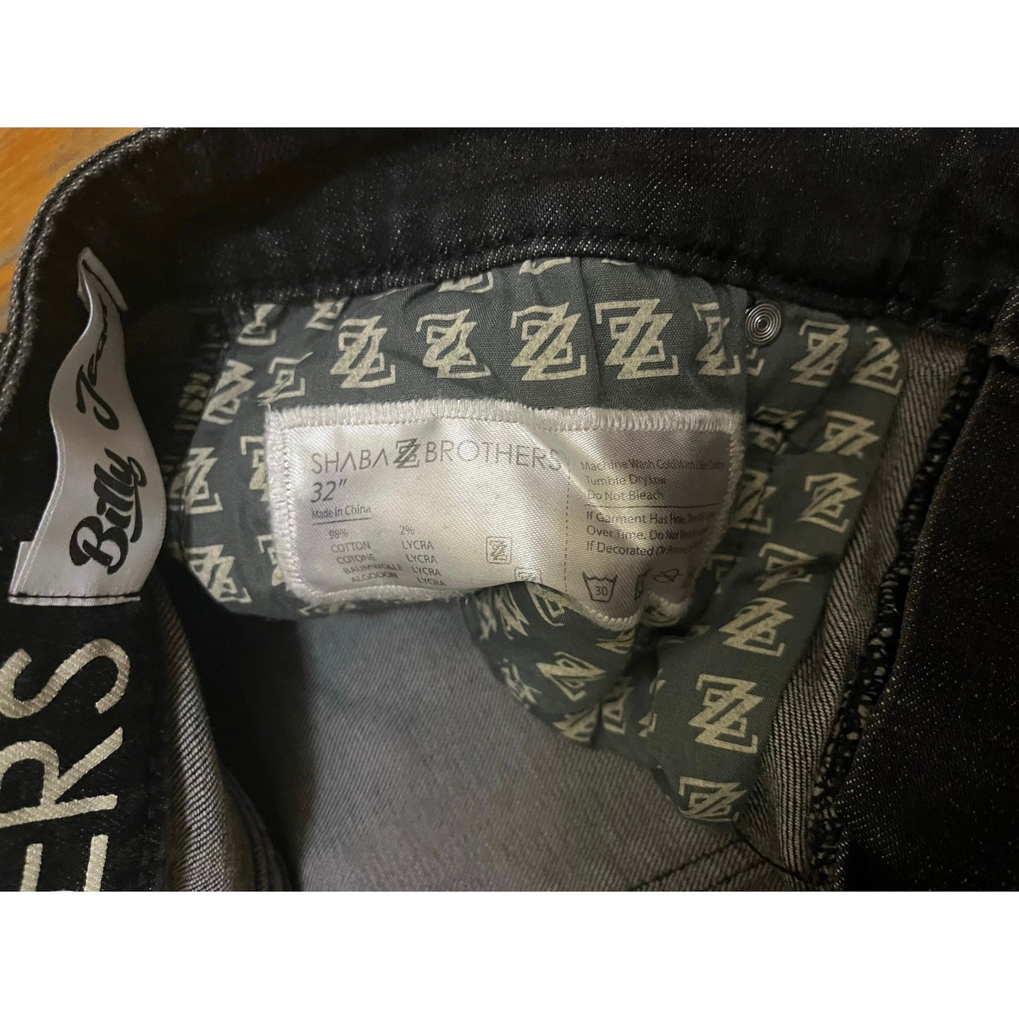 Shabaz Brother Billy Jean’s Men’s Superstack Size 32 New