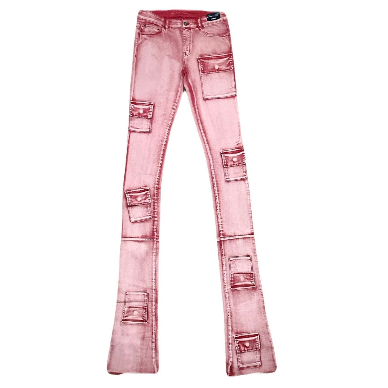 Si Tu Veux Men’s Superstack Red Jean’s Size 32