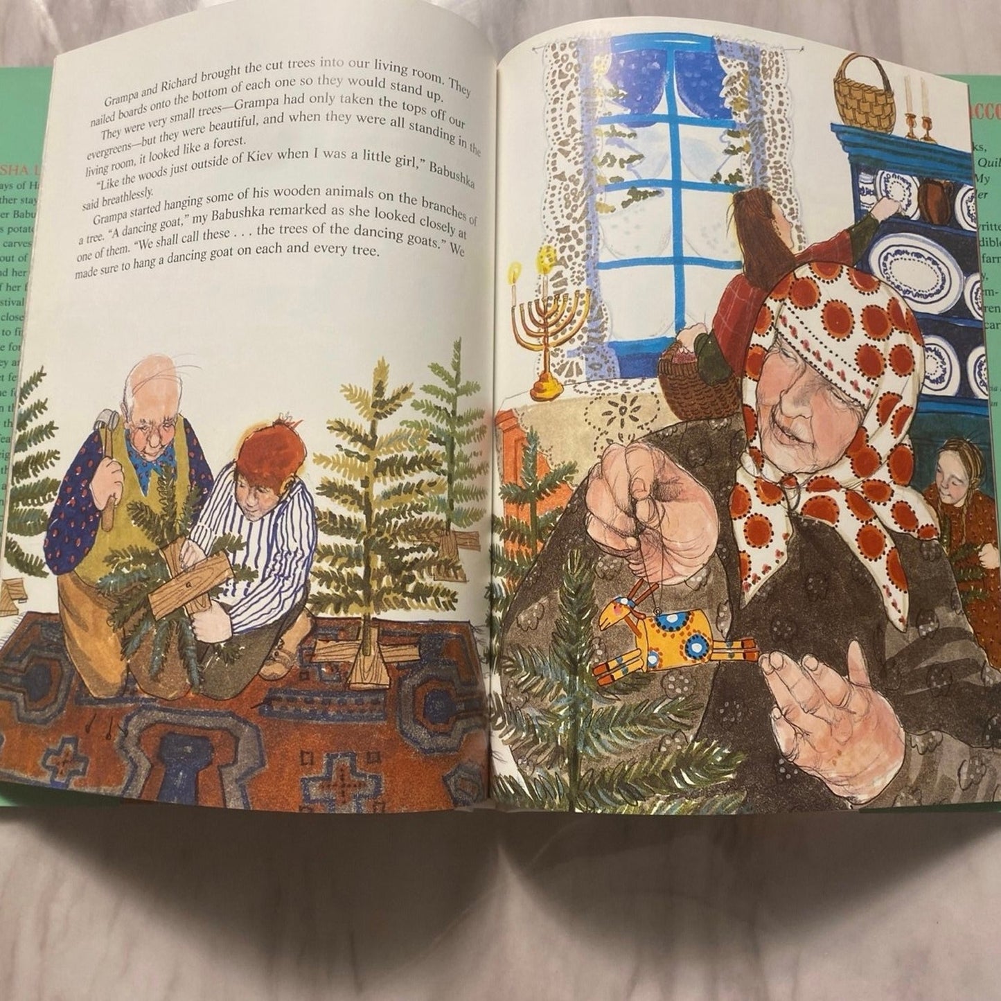 The trees of the dancing goats book in mint condition hardcover book