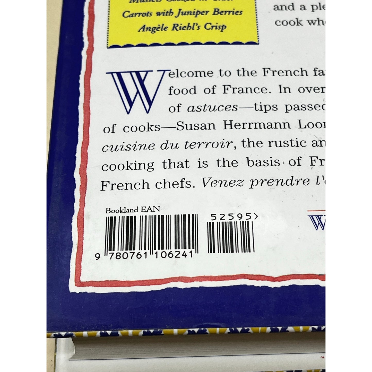 French Farmhouse Cookbook By Susan Herrmann Loomis Hardcover Book