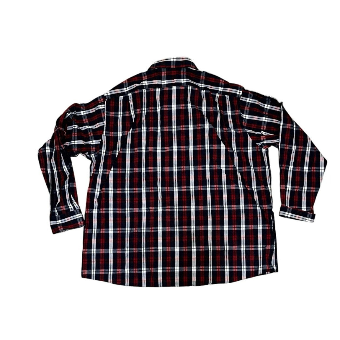 Tommy Hilfiger Tall Long Men’s Button Down Blue & Red Size 20