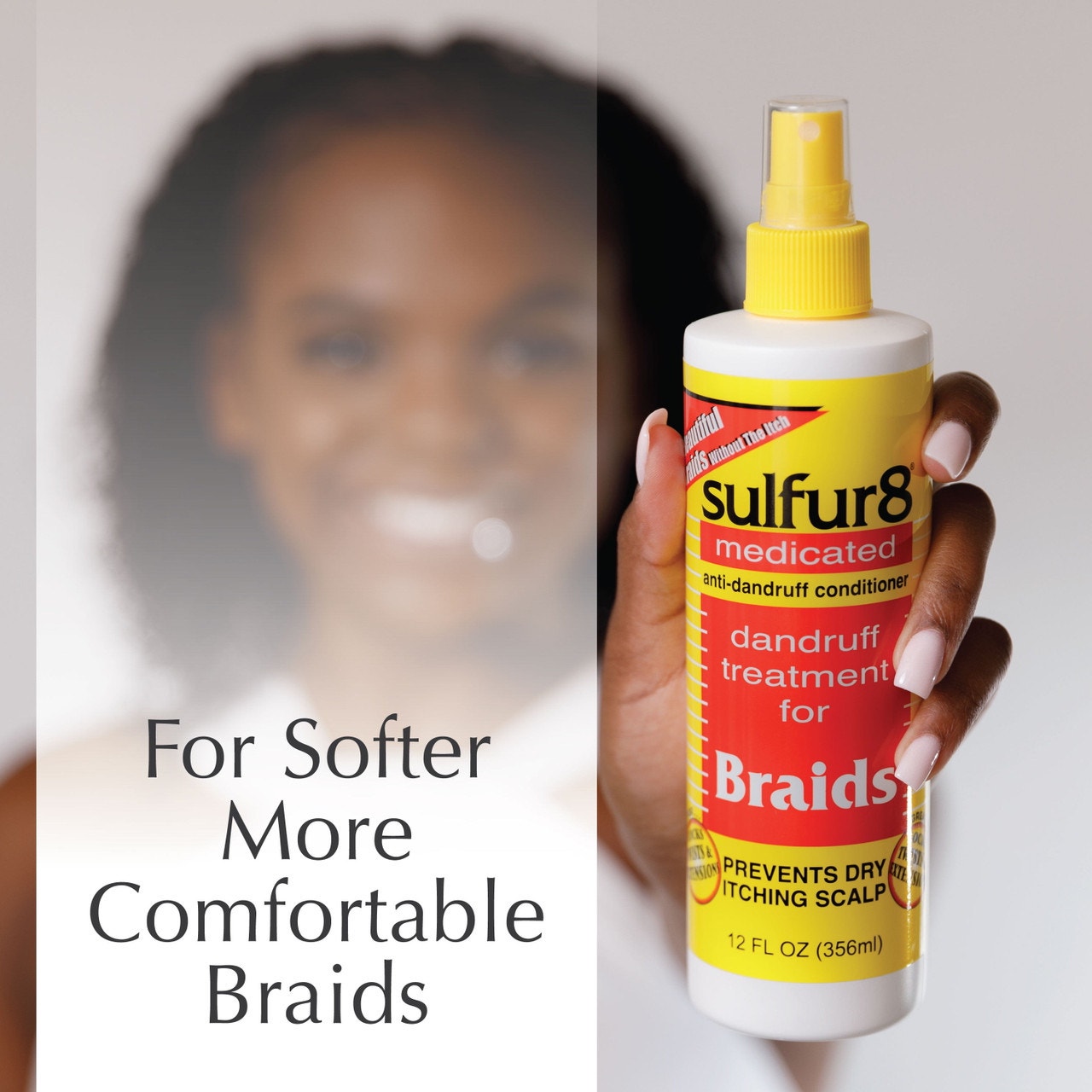 Medicated Braid Spray Prevents Dry Itching Scalp