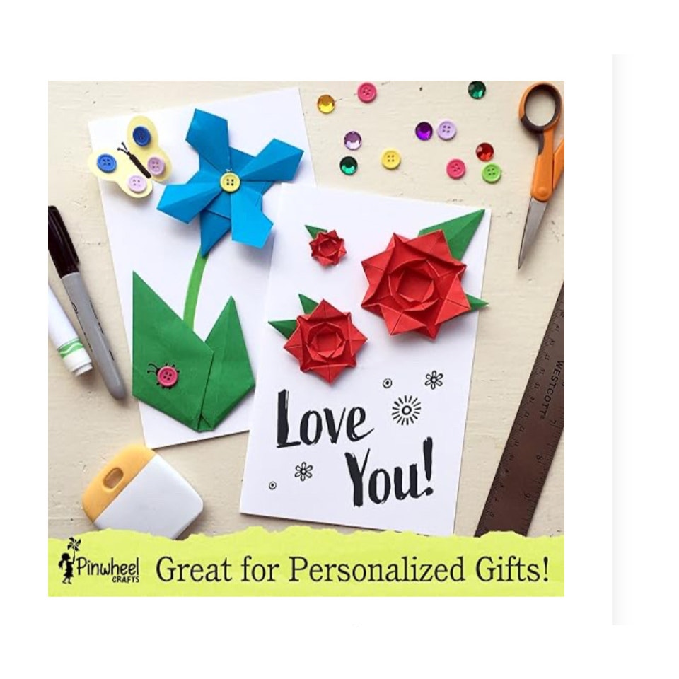 Pinwheel Crafts Origami Kit for Kids Ages 8-12r Kit for Kids