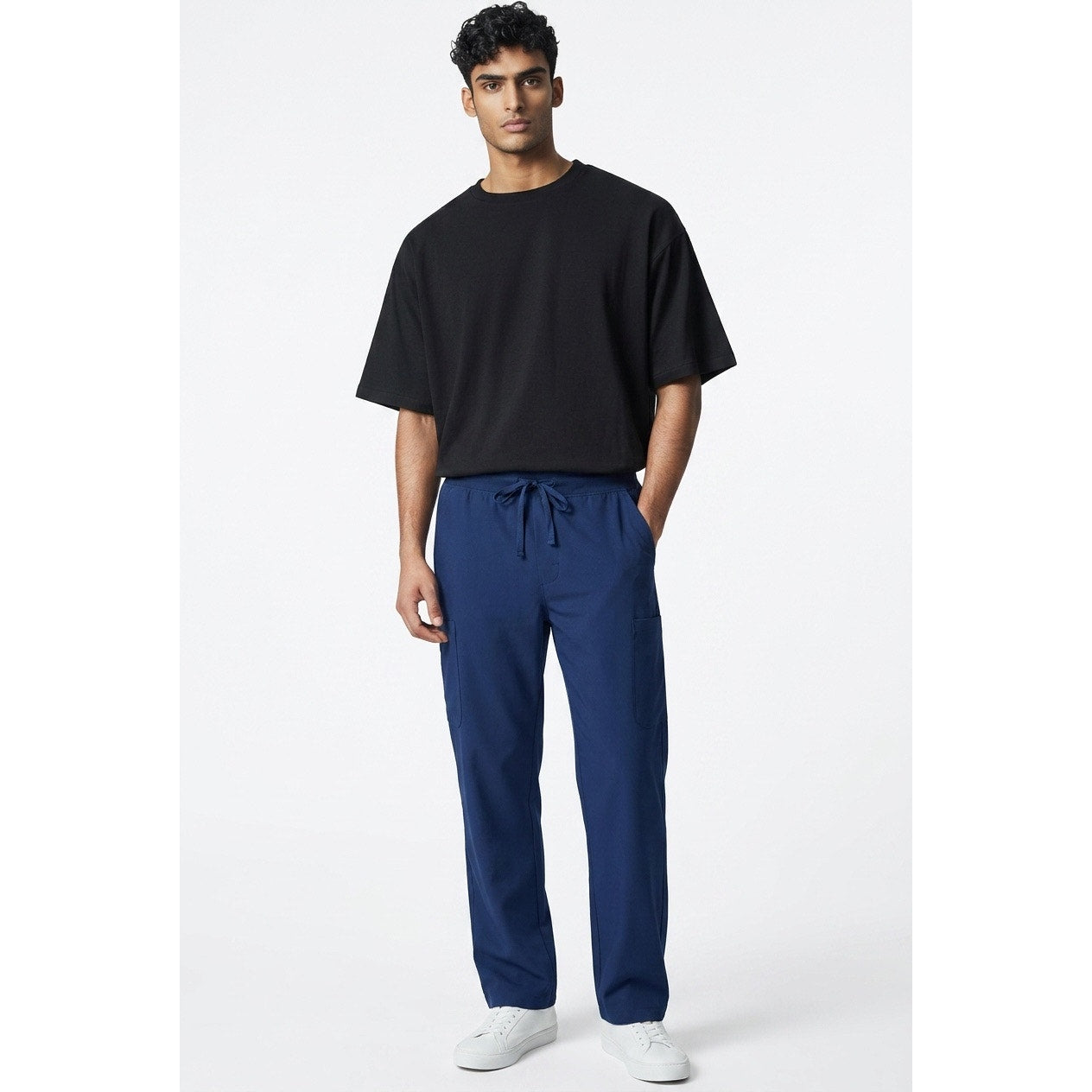 Mandala Men’s Cargo Pants Navy XL 6 Pockets New