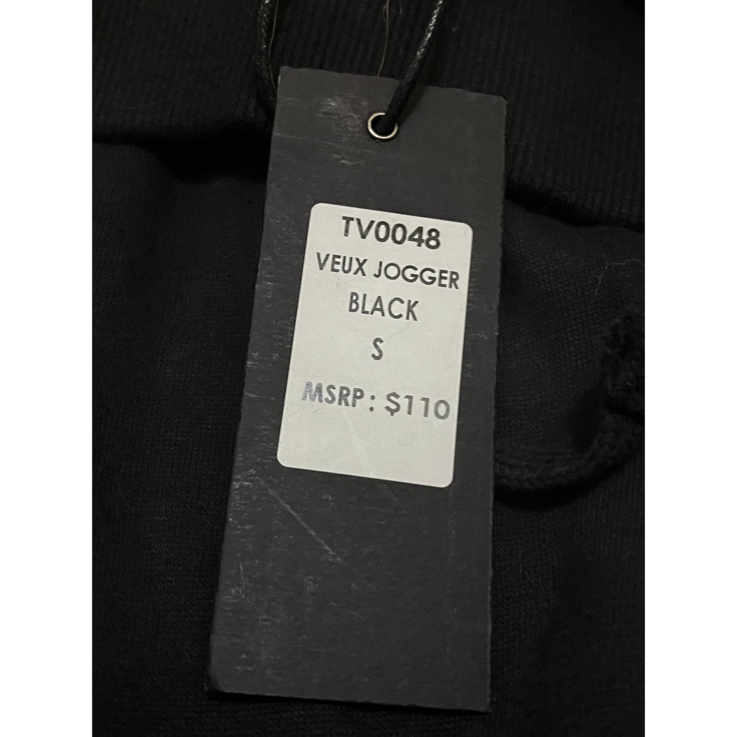 Si Tu Veux Black Men’s Superstack Sweatpants Size Small