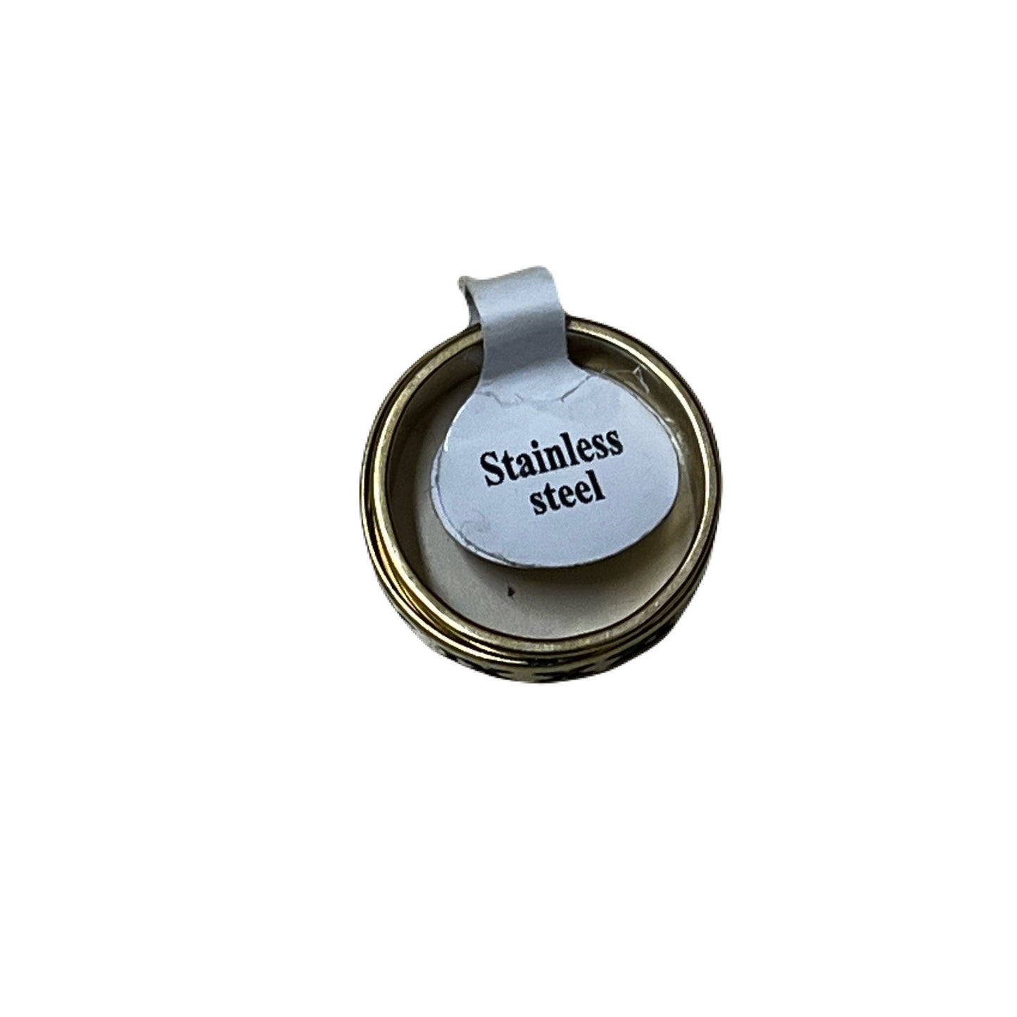 AA 12 Steps Spin Ring Stainless Steel Size 18