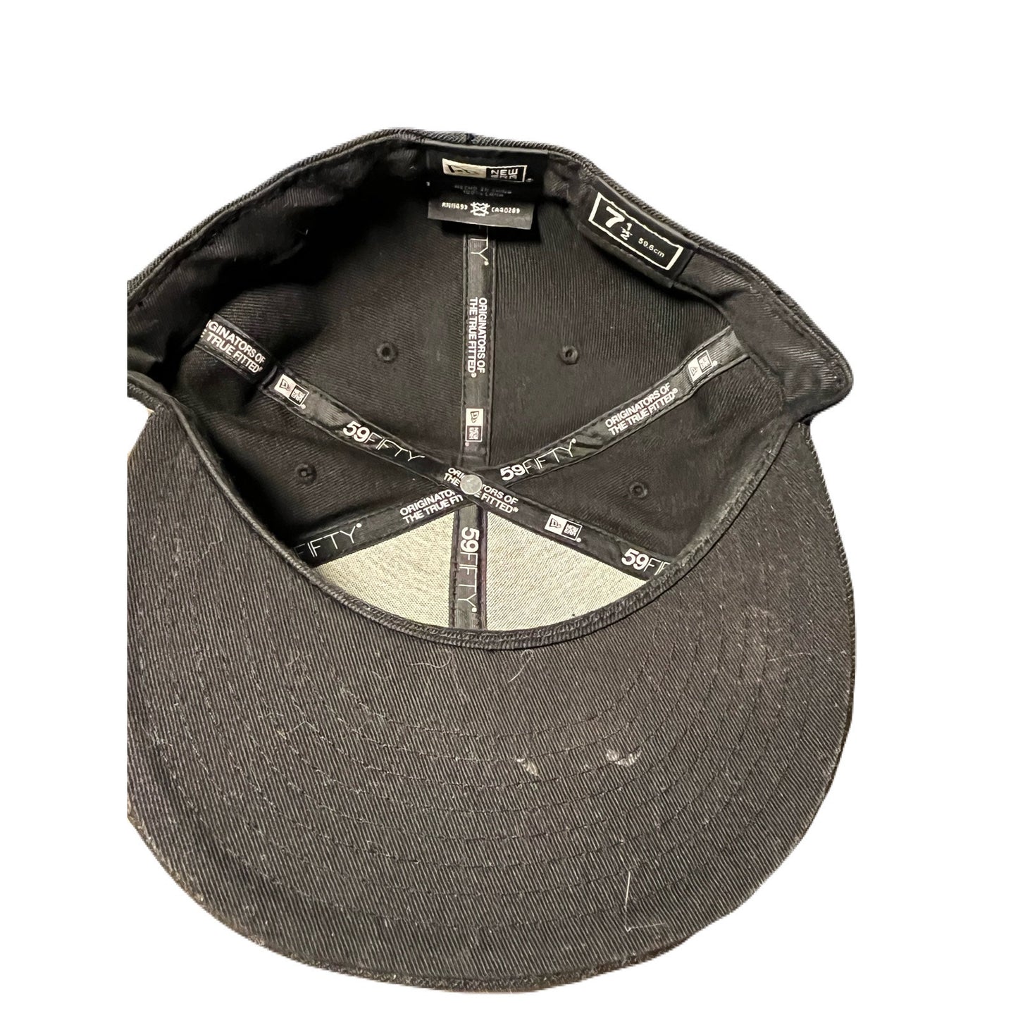 New Era Bronx Black , Green , & Red Hat Size 7 1/2