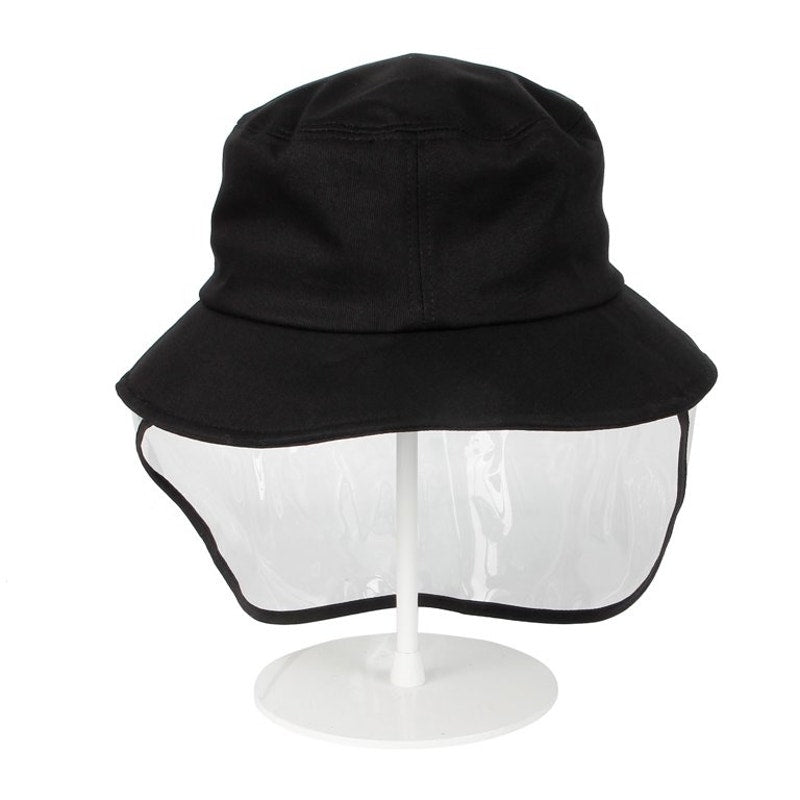 WITHMOONS Spitting Protective Hat Facial Splash proof Cover Mask GNB1267 (Black)