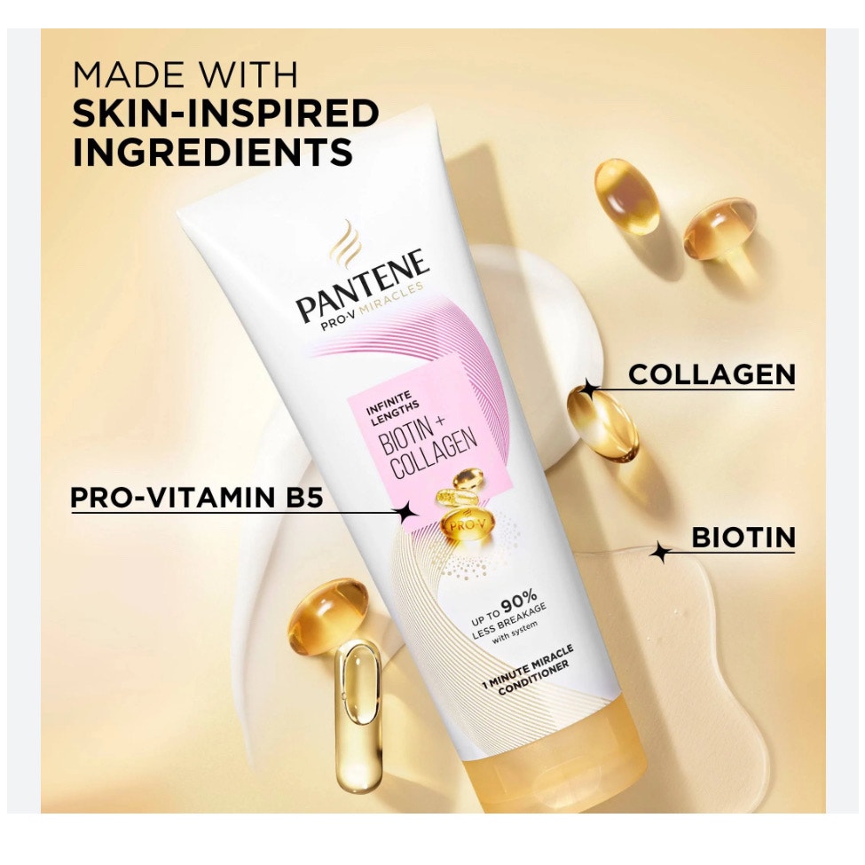 Pantene Infinite Lengths Biotin + Collagen 1 Minute Miracle Conditioner
