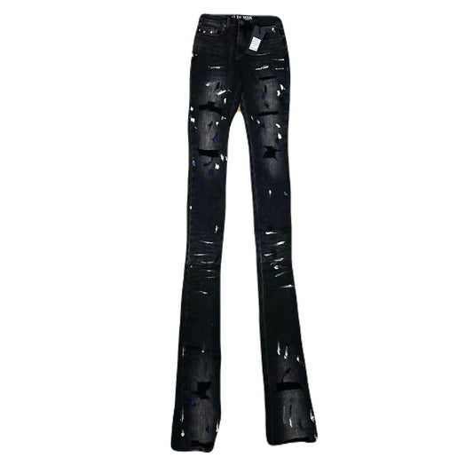 Si Tu Veux Marc Jeans Black Wash Superstack Mens Size 42