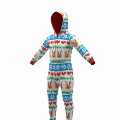 Christmas Pajamas 1 piece Size 4-5 Kids