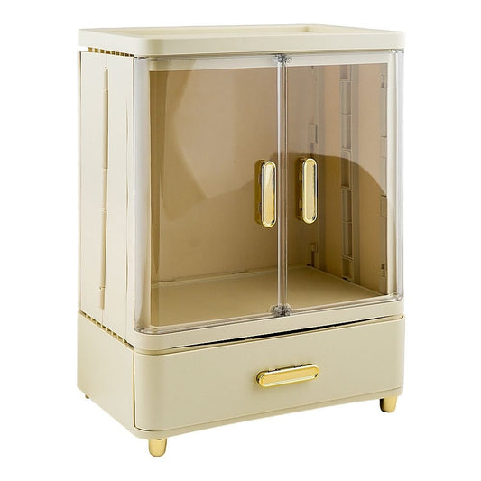 Foldable Vanity Cupboard Style Cosmetic Organizer