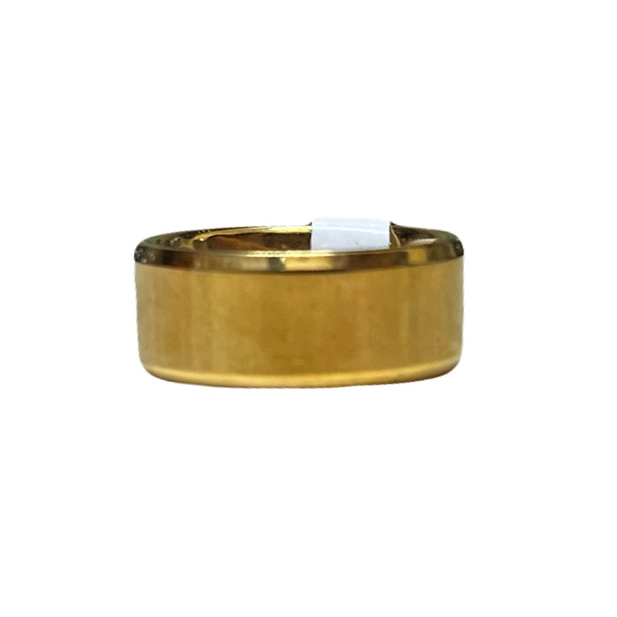 Gold Stainless Steel Men’s Ring Size 16 With Tag