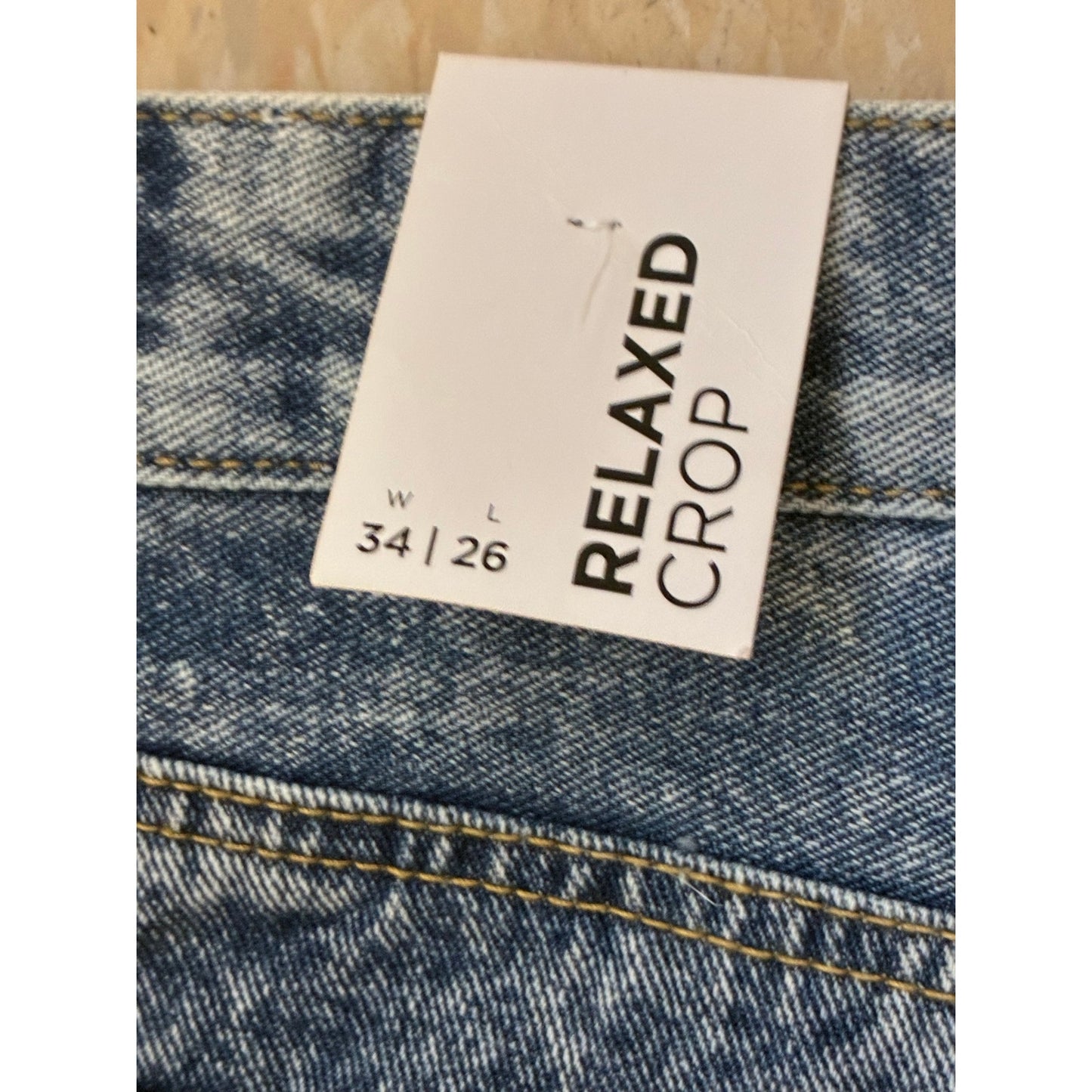 Rue 21 Premium Women’s Relaxed Crop 34/26 Blue