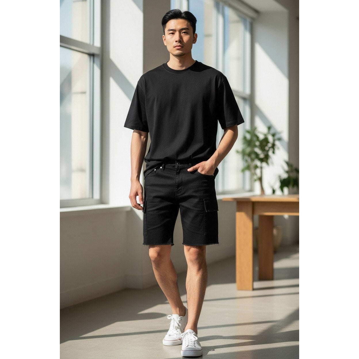 Si Tu Veux Skinny Fit Inseam 34” Size 32 Black