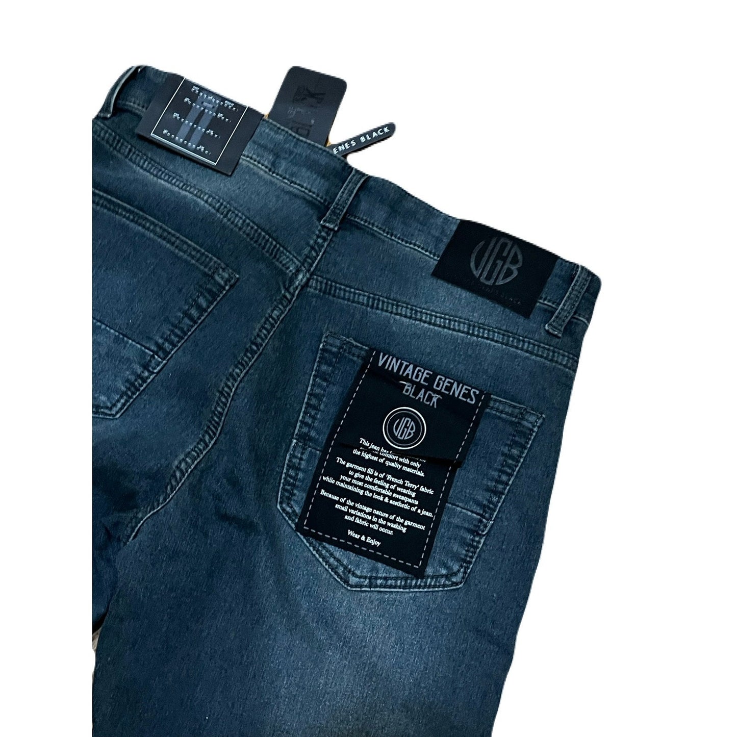 Vintage Genes Black Men’s Blue Jeans Size 32W X 30L