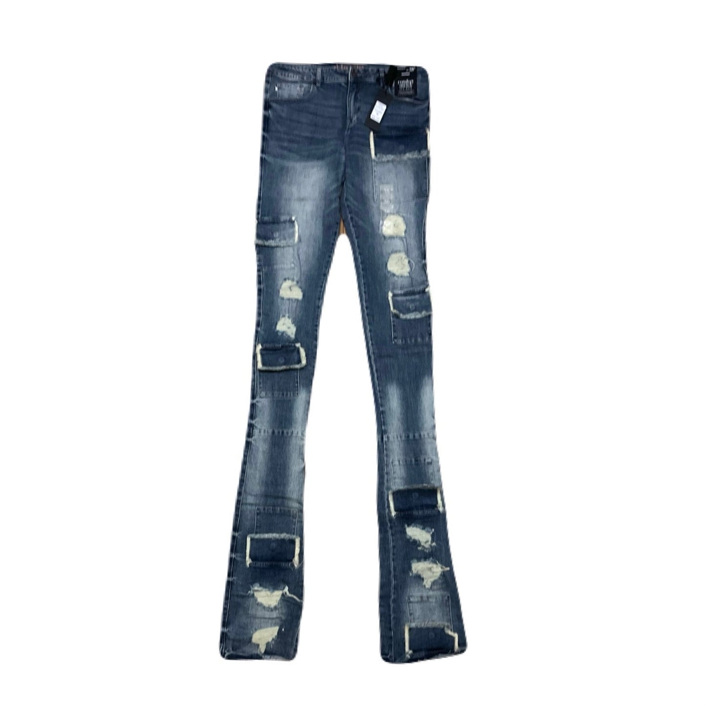 Si Tu Veux Brutini Jeans Indigo Wash Superstack Men’s Size 40