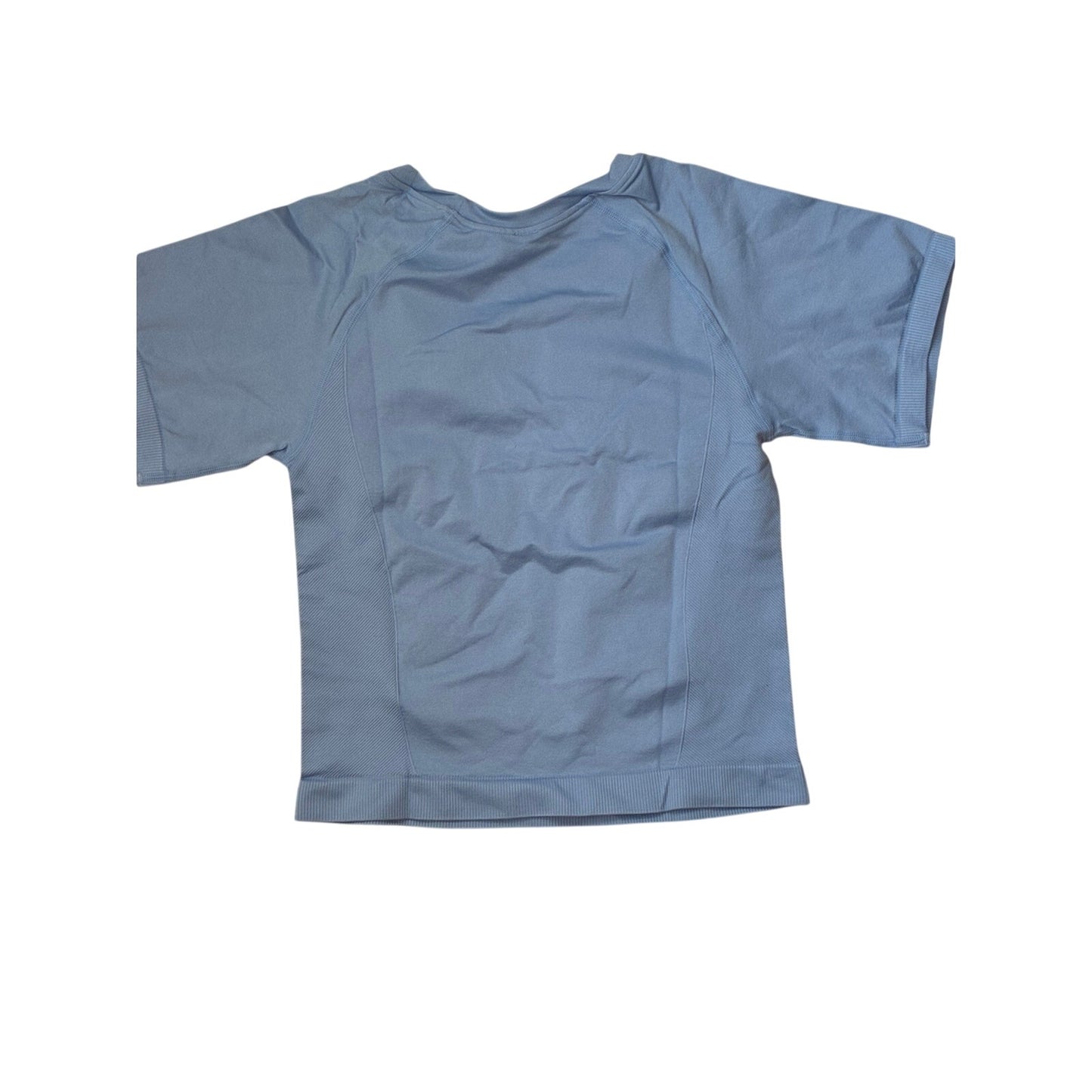 Vanquish Women’s Elevate Seamless Sky Blue MIDI Cap Sleeve T-Shirt Size XL