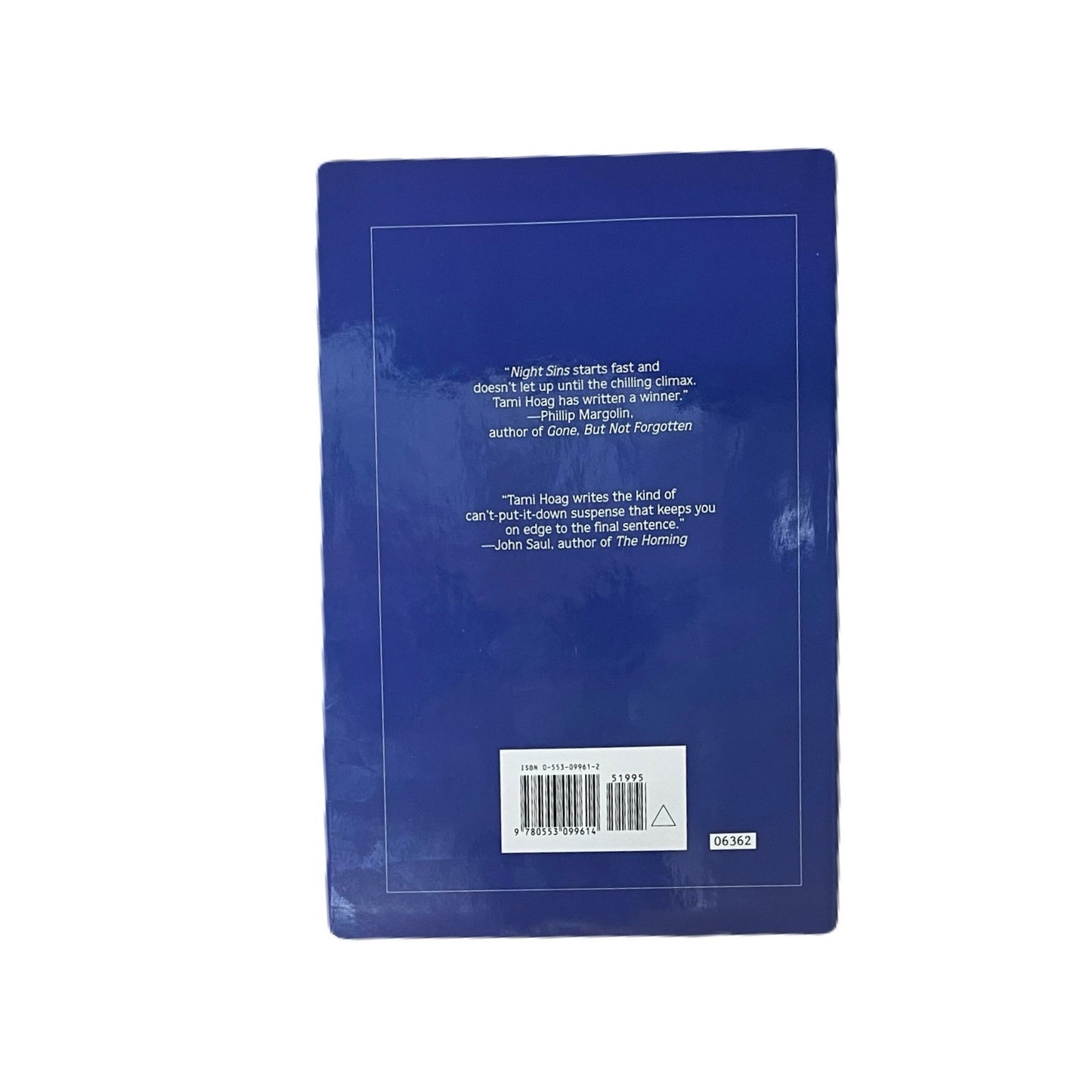 Night Sins Tami Hoag HardCover Book