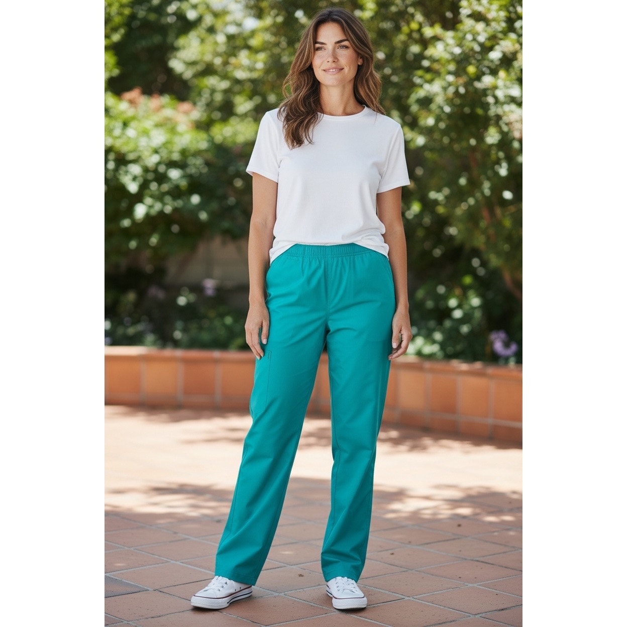 Captan Green Scrub Pants Size Large New