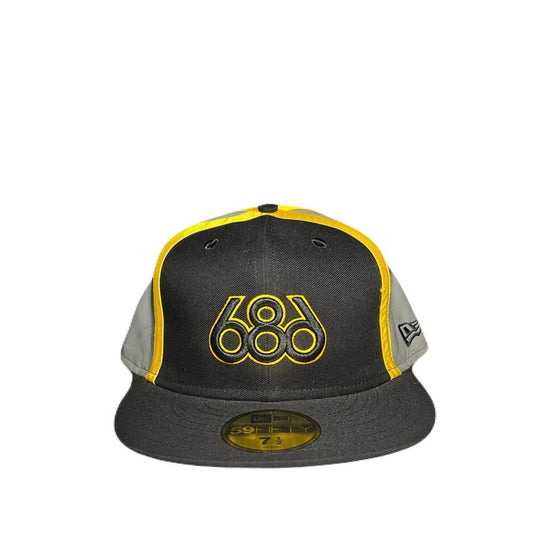 New Era & 686 Gray , Yellow & Black Men’s Hat Size 7 1/2