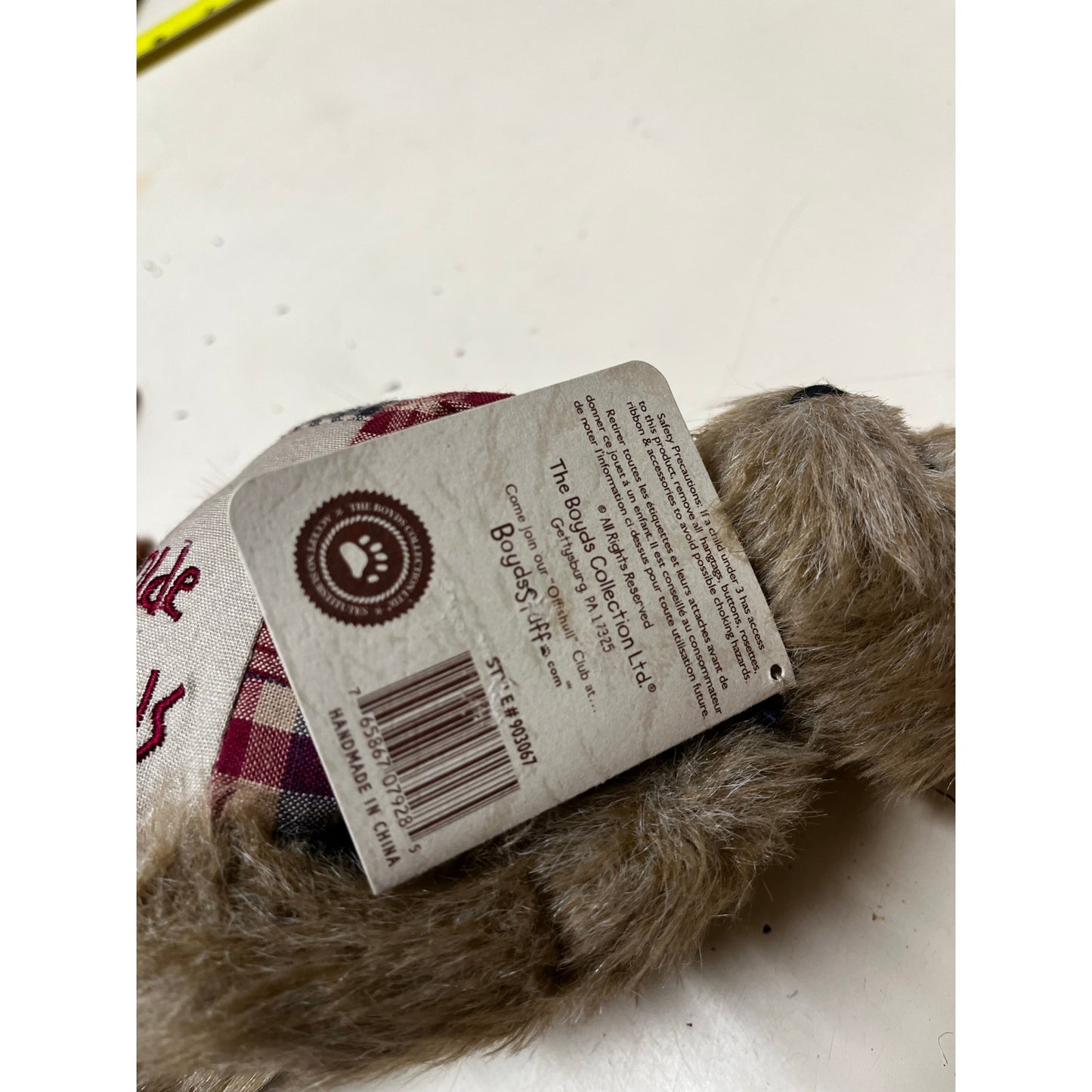 NEW Boyds Bears Head Bean Collection 903067 Bea A. Goodfriend Brown Stuffed 8”