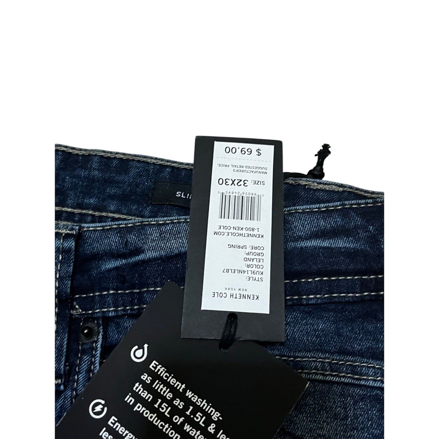 Kenneth Cole Dark Blue Men’s Jeans Size 32 X 30