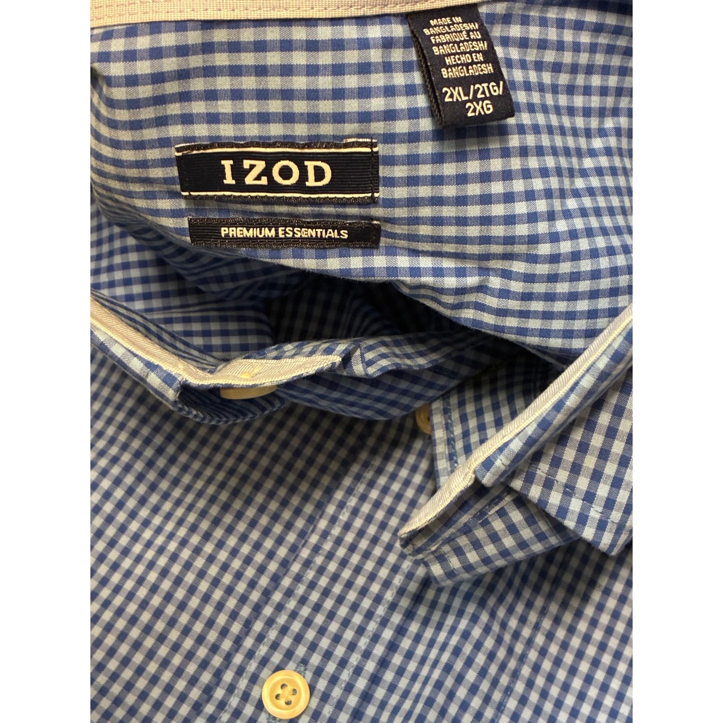 IZOD Premium Essentials Men’s Button Down Size 2XL/2TG/2XG