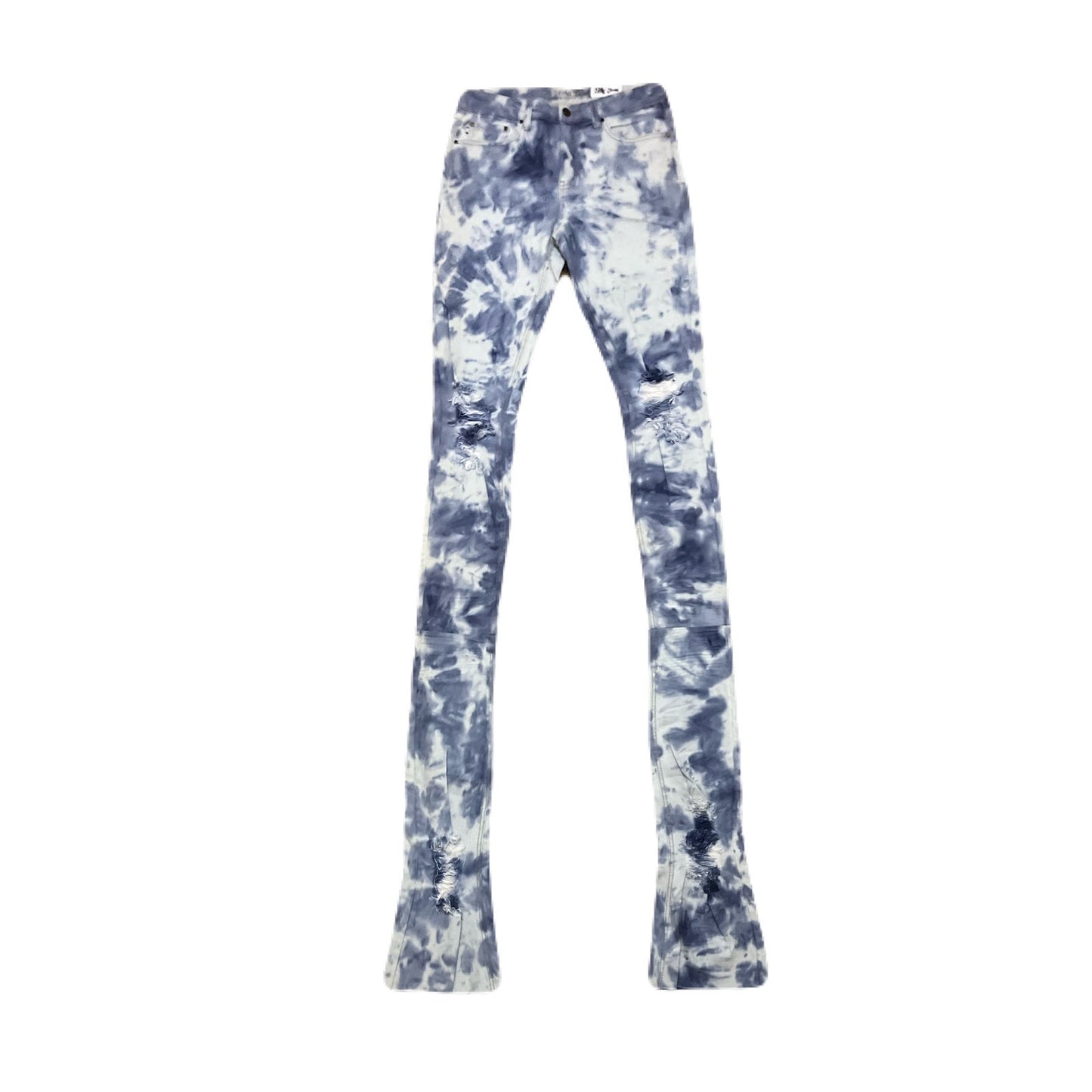Si Tu Veux Light Blue Superstack Stack With Tie On Them Size 32