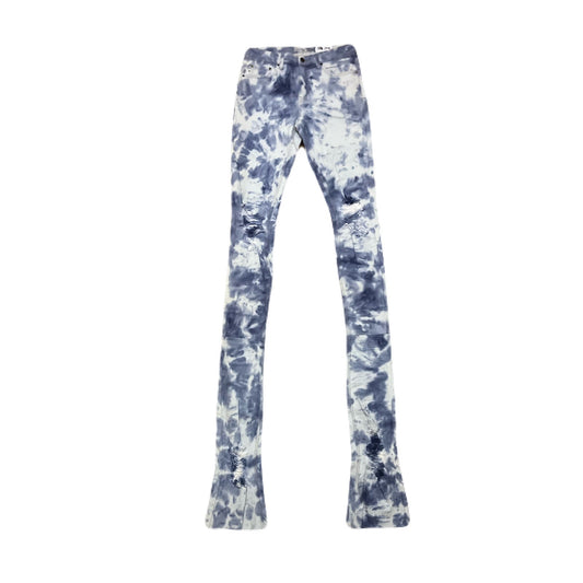 Si Tu Veux Light Blue Superstack Stack With Tie On Them Size 32
