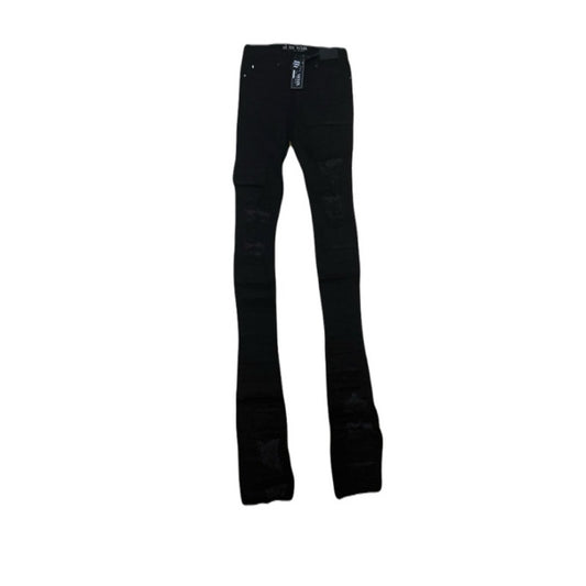 Si Tu Veux Brutini Jeans Jet Black Superstack Men’s Size 40