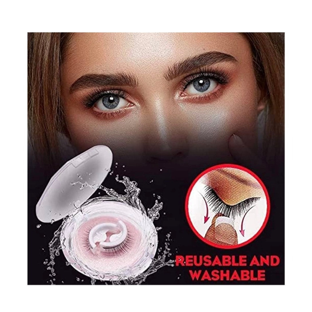 Reusable Adhesive Eyelashes, 2pair Beauty Self Adhesive Lashes, Beauty Lust