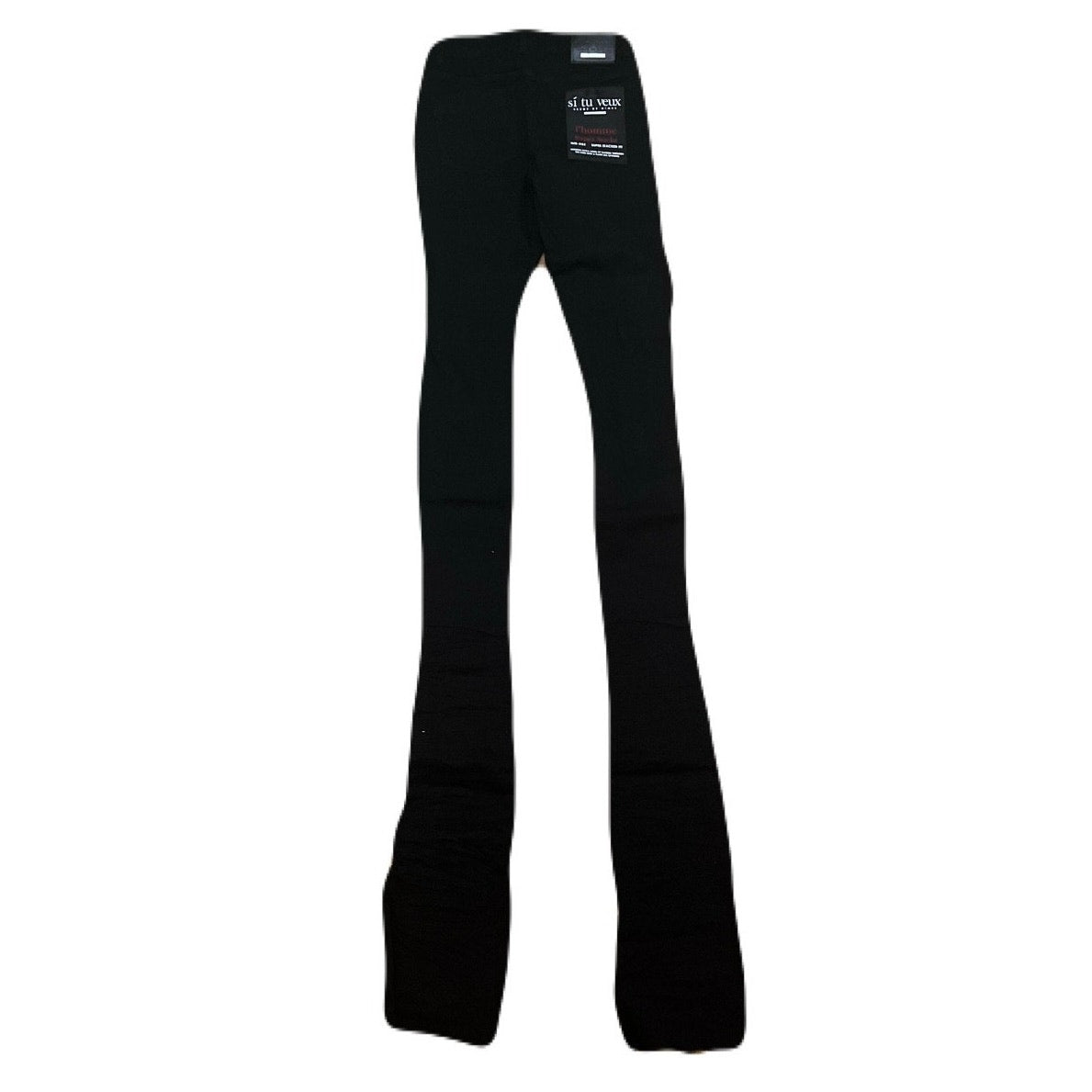 Si Tu Veux Brutini Jeans Jet Black Superstack Men’s Size 30