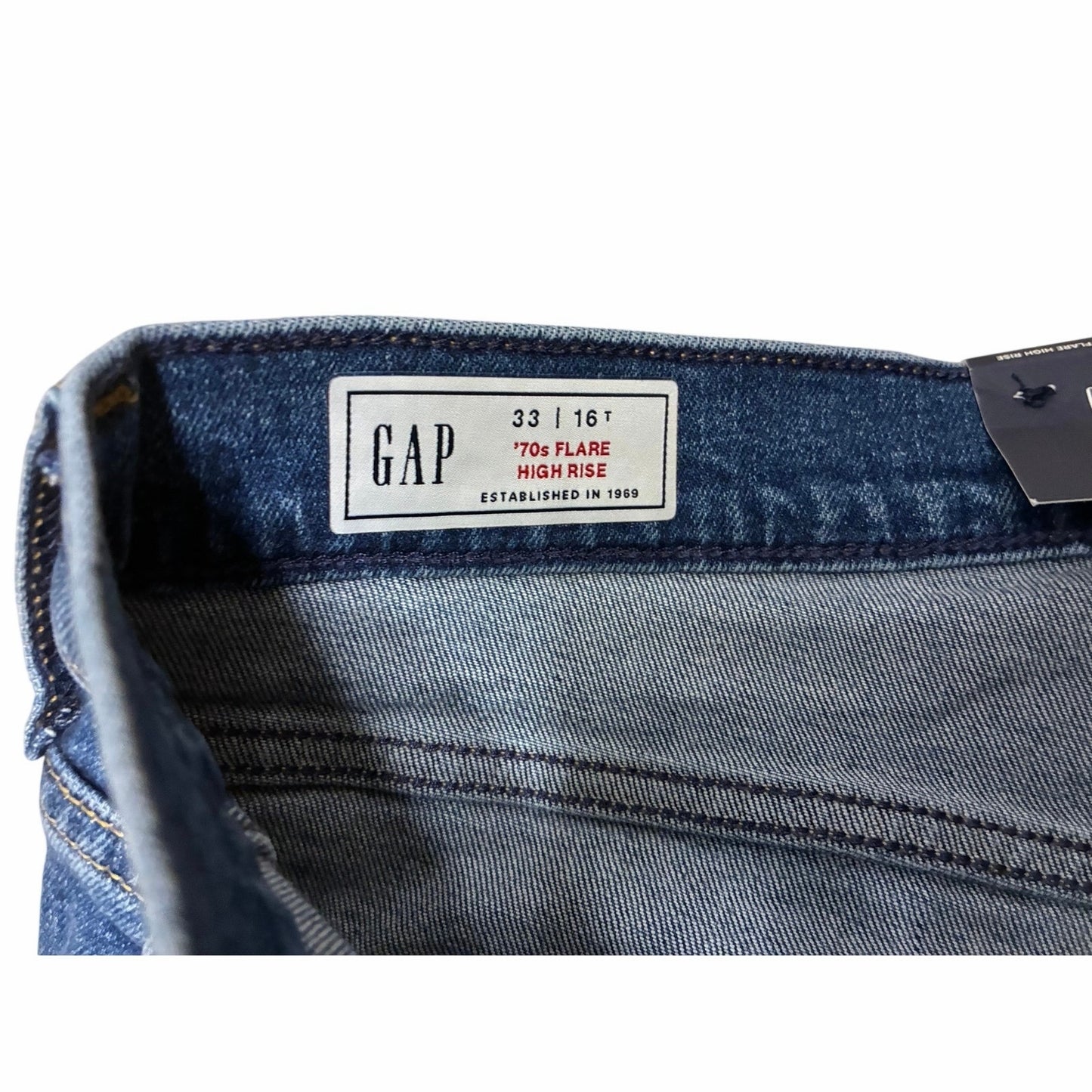 Gap High Rise Stretch Flare Women’s Jean’s Size 33/16 Tall