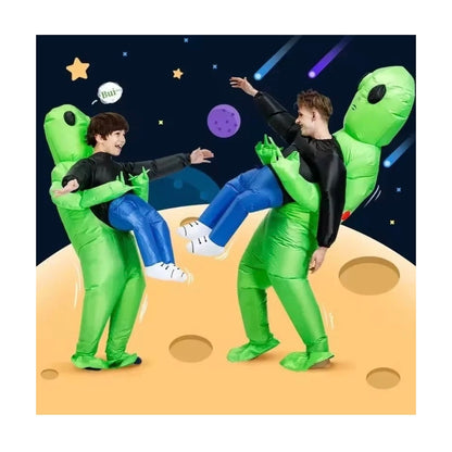 Alien Inflatable Pick Me Up Costume Adult Scary Blow Up Suit Halloween costume