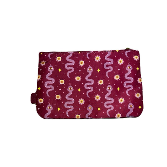 Ipsy burgundy make-up Bag