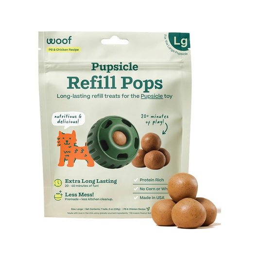 Woof Pupsicle Pops - Premade Long Lasting Dog Pupsicle Pop Treats