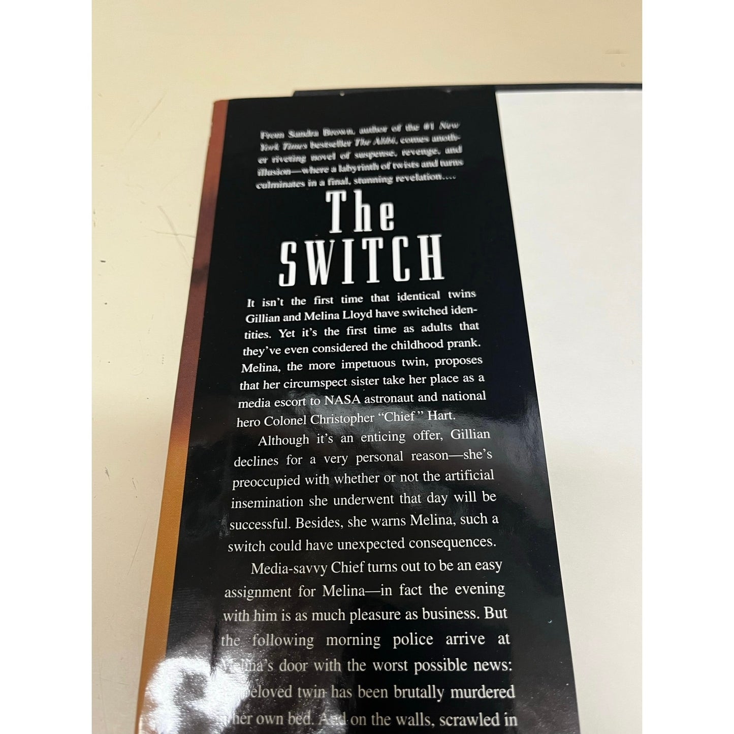 The Switch Sandra Brown HardCover Book