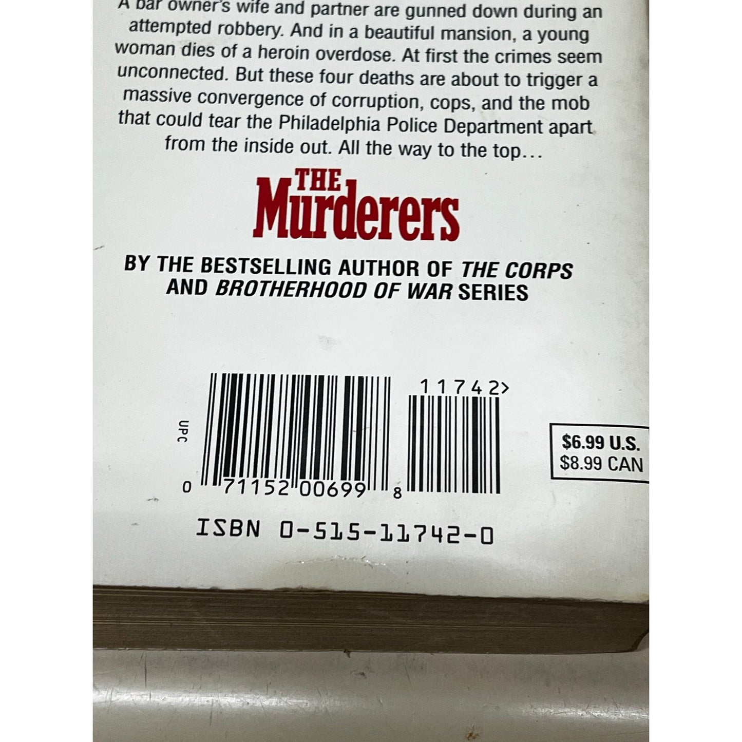 The Murderers Badge of Honor Book 6 W.E.B Griffin PaperBook