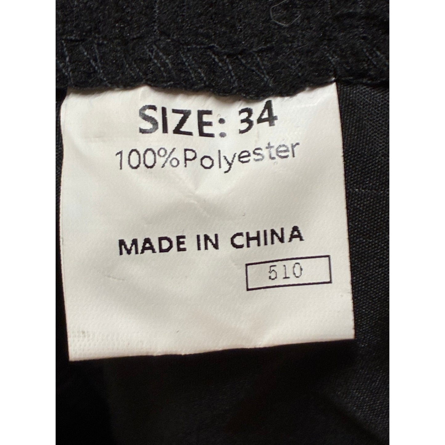 R Jmierr Men’s Black Pants Size 34