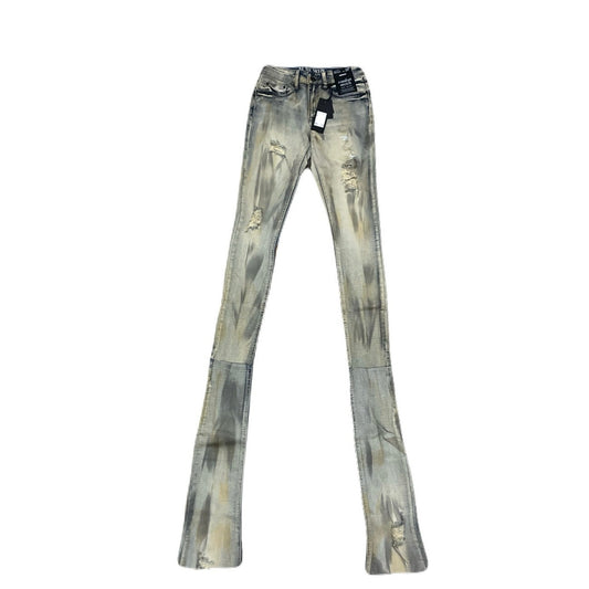 Si Tu Veux Brandon Jean’s Matte Gold Size 34 New