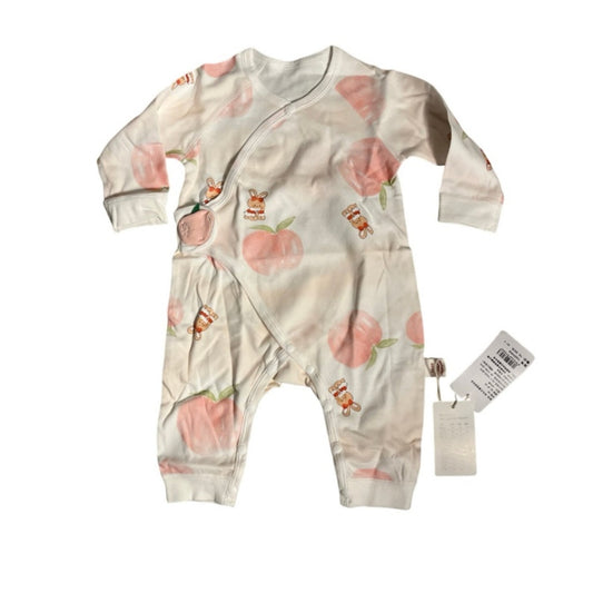 Baby White $ Pink Onesie Size 3-6