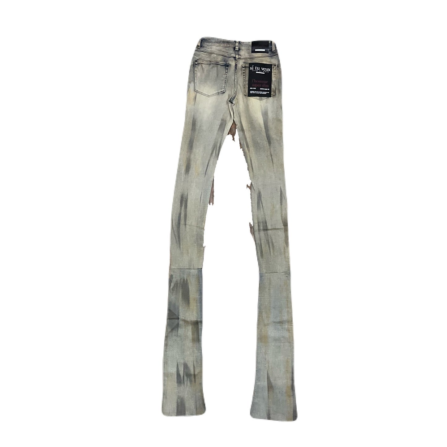 Si Tu Veux Brandon Jean’s Matte Gold Size 30 New
