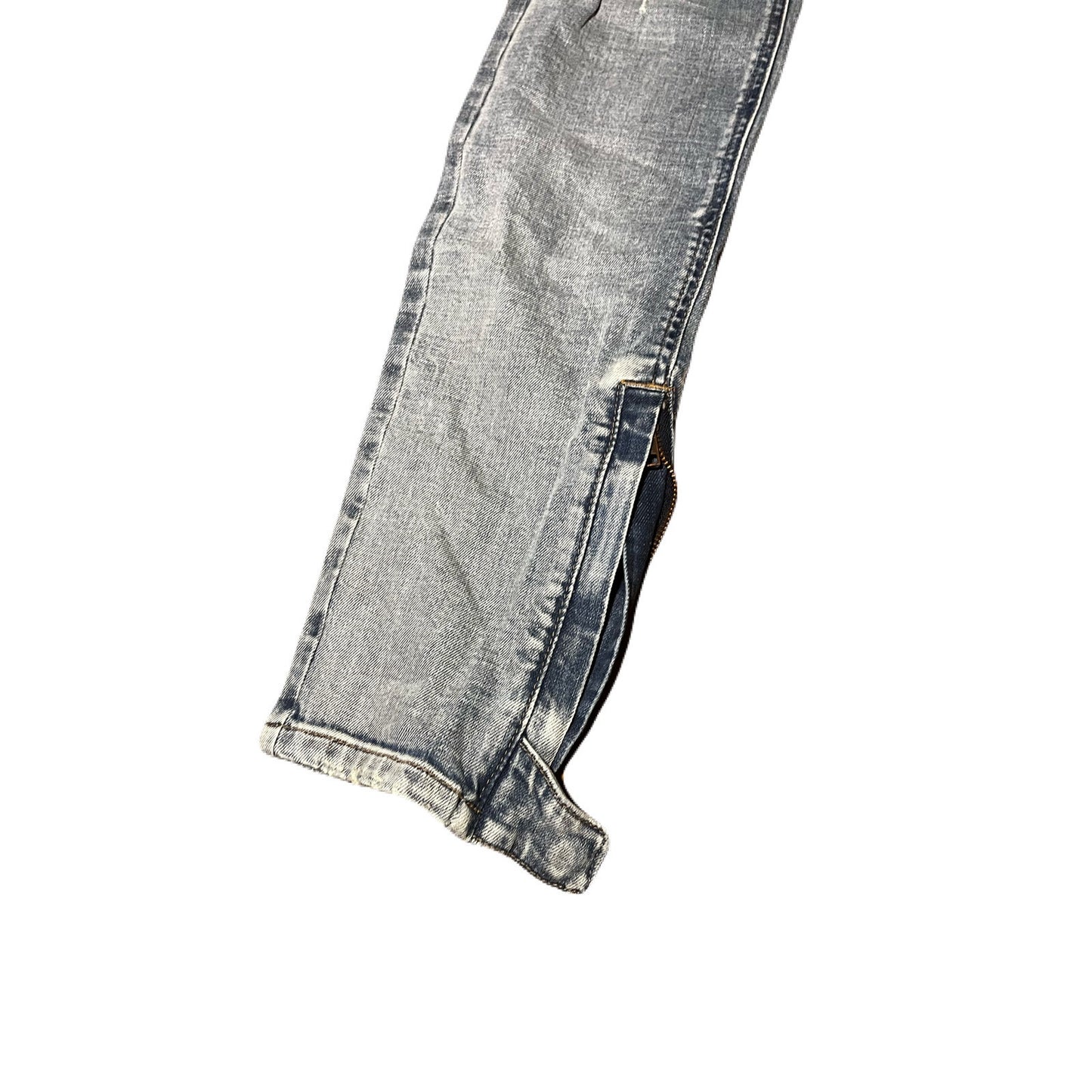 Doctrine Blue Men’s Jean’s Size 32 With Zipper On The Leg