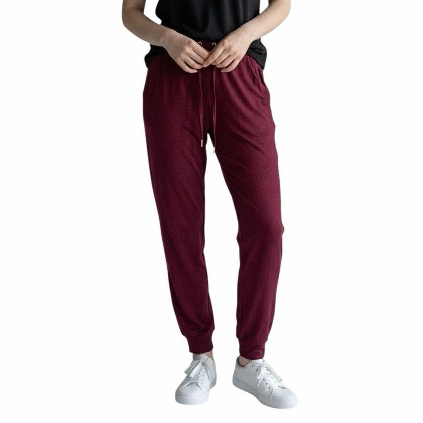 Gold Nation Performance Women’s Burgundy Sweatpants Size Large New