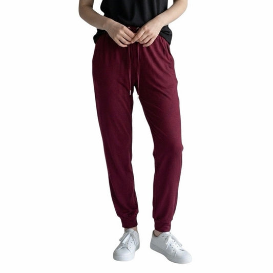 Gold Nation Performance Women’s Burgundy Sweatpants Size Large New