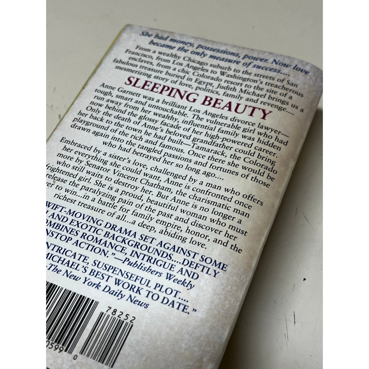 Judith Michael Sleeping Beauty Paperbook