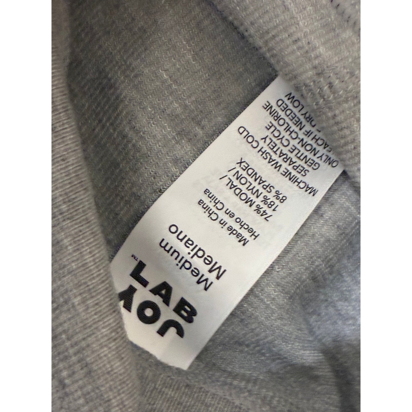 Lab Joy Women’s 7/8 Length High Rise Leggings Size Medium Gray