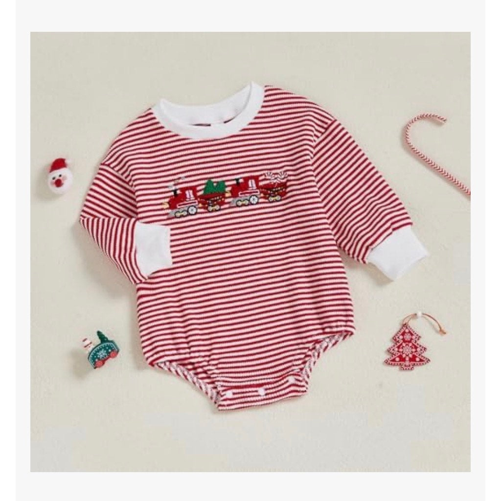 Aporake Baby Christmas Clothes Baby Boy Girl Sweatshirt Romper Santa Baby Romper